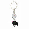 Jack Russell Terrier Keychain For Women Men Bulldog Shepherd Dog Pendant Key Ring Pet Jewerly Friends Christmas Gift llavero