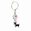 Jack Russell Terrier Keychain For Women Men Bulldog Shepherd Dog Pendant Key Ring Pet Jewerly Friends Christmas Gift llavero
