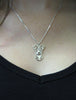 Jack Russell Terrier necklace pendant jewelry golden colors plated