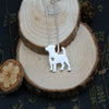Jack Russell terrier  pet lover necklace dog pendant alloy jewelry golden colors plated