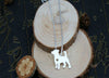 Jack Russell terrier  pet lover necklace dog pendant alloy jewelry golden colors plated