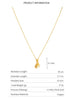 Jaeeyin 2021 s Cute Jewelry Spoon Fork Gold Color Cubic Zircon Paved Gift For Teen Clavicle Chain Necklace for Girls