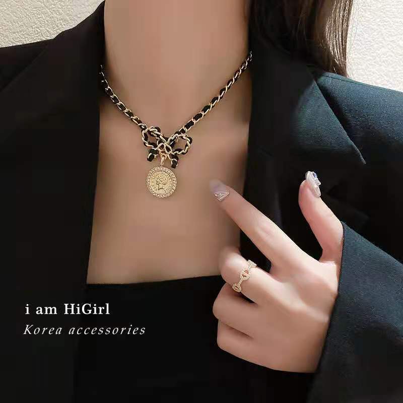 Jaeeyin s Pendant Novelty Charm Sporty Casual Necklace Girlfriend Birthday Gift Goth hip-hop Clavicle Chain Choker