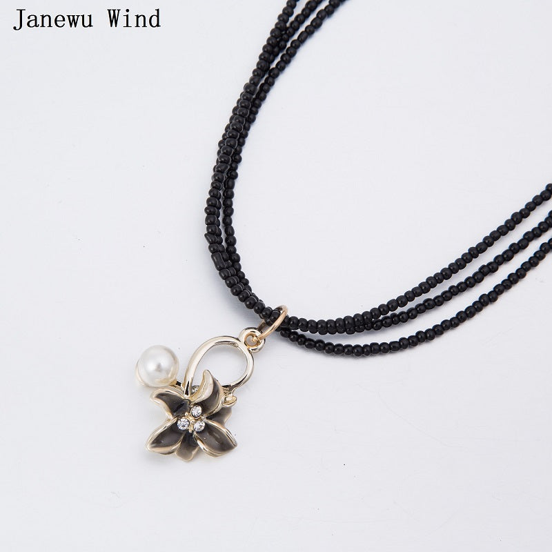 Cute Little Girl Pendant Necklaces Silver Color Metal Girl Charm Chain & Link Necklace Kids Birthd Gift SKU04