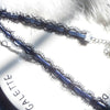 Japan And South Kpop Blue Lace Velvet Wave Necklace Short Clavicle Chain For Woman Witcher Jewelry