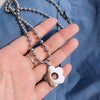 Japan Korea Ins Chic Harajuku Kawaii Choker Stainless Steel Flower Beads Necklace Women Gothic Colar Streetwear Jewelry