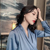Japan Korean design jewelry elegant water droplets hollow crystal earrings long gold chain earrings for women