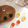 Japan South Korea Design Modern Women's Jewelry Color Transparent Acrylic Long Earrings