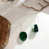 Japan South Korea Design Modern Women's Jewelry Color Transparent Acrylic Long Earrings