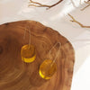 Japan South Korea Design Modern Women's Jewelry Color Transparent Acrylic Long Earrings