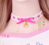 Japan velvet  flower pendant Choker Harajuku Cute Lolita Ribbon Chain Cosplay Women Necklace B589