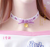 Japan velvet  flower pendant Choker Harajuku Cute Lolita Ribbon Chain Cosplay Women Necklace B589