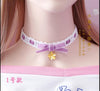 Japan velvet  flower pendant Choker Harajuku Cute Lolita Ribbon Chain Cosplay Women Necklace B589