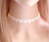 Japanese Lolita Cute Necklace Lolita cute girl heart-shaped clavicle necklace cosplay Accessories B595