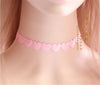 Japanese Lolita Cute Necklace Lolita cute girl heart-shaped clavicle necklace cosplay Accessories B595