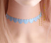 Japanese Lolita Cute Necklace Lolita cute girl heart-shaped clavicle necklace cosplay Accessories B595