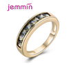 Hot Fashion Women Wedding Jewelry Rings Silver 925 Diamond Rings Top Quality Cubic Zirconia Gold Color Rings Wholesale