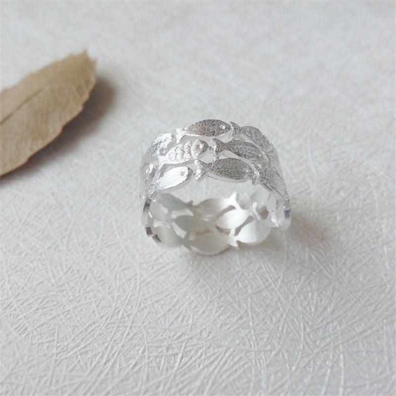 Personalized Rings Jewelry 925 Sterling Silver Fish Adjustable Size Opening Ring for Female Wedding 2020