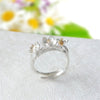 Retro 925 Sterling Silver Ring Adjustable Size Blossom Women Traditional National Style Silverware Ring Fine Jewelry