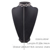 Jewdy Crystal Choker Necklace 2021  Statement Chokers Necklaces For Women Trendy Chunky Neck Accessories Jewellery