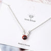 Jewellery Set Garnet Antlers Earrings Necklaces For women 925 Stamp Silver Color Crystal Elegant Party Girl Gift
