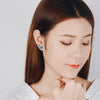 Jewelry For Women Accessories 925 Stamp Silver Color Set Blue Star Crystal  Stud Earrings Wedding Necklaces Party Girl