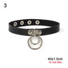 Jewelry Harajuku Choker Rock Gothic Heart Stud Collar Punk Necklace Leather Rivet Collar