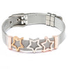 Jewelry Silver Color Stainless Steel Mesh Bracelets Bangles with Love Heart Slide Charms Bracelets for Women Lover Gift