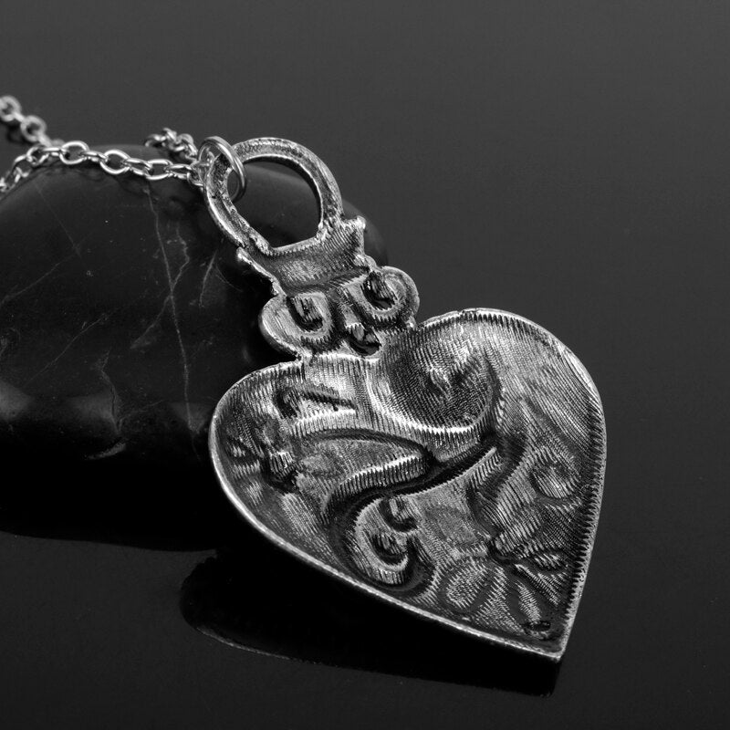 Jewelry TV The Vampire Diaries Necklace Caroline Vervain Locket Heart Pendant Necklace Vintage Accessories Choker Necklace