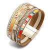 Jewelry Tree of Life Wrap Boho Leather Wide Cuff Handmade Wristbands Braided Magnetic Buckle Bangle Bracelet Gift for Women Girl