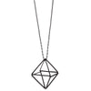 Jewelry, fine Fashion geometry line three-dimensional hollow triangle long sweater chain Send free necklace