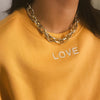 Jewelry punk retro all-match short necklace necklace female simple twist thick chain personality necklace