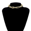 Jewelry punk retro all-match short necklace necklace female simple twist thick chain personality necklace