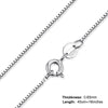 JewelryPalace 100% Genuine 925 Sterling Silver Necklace Ingot Twisted Trace Belcher Snake Bar Singapore Box Chain Necklace Women