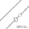 JewelryPalace 100% Genuine 925 Sterling Silver Necklace Ingot Twisted Trace Belcher Snake Bar Singapore Box Chain Necklace Women