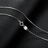 JewelryPalace 100% Genuine 925 Sterling Silver Necklace Ingot Twisted Trace Belcher Snake Bar Singapore Box Chain Necklace Women