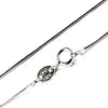 100% Genuine 925 Sterling Silver Necklaces 40-45cm Classic Basic Silver Chains Lobster Clasp Adjustable Jewelry