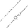 100% Genuine 925 Sterling Silver Necklaces Classic Basic Silver Chains Lobster Clasp Adjustable Fashion Jewelry