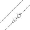 100% Genuine 925 Sterling Silver Necklaces Classic Basic Silver Chains Lobster Clasp Adjustable Fashion Jewelry