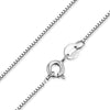 100% Genuine 925 Sterling Silver Necklaces Classic Basic Silver Chains Lobster Clasp Adjustable Fashion Jewelry