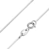 100% Genuine 925 Sterling Silver Necklaces Classic Basic Silver Chains Lobster Clasp Adjustable Fashion Jewelry