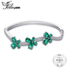 Butterfly 3.7ct Created Emerald Bangle Bracelet 925 Sterling Silver Fashion Fine Jewelry For Women 2020