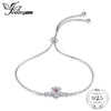 Caged Hearts Claddagh Created Ruby Adjustable Bracelet 925 Sterling Silver For Women As Beautiful Gifts