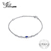 Exquisite Marquise Created Blue Spinel Bracelet 100% 925 Sterling Silver Charms Women Trendy Fine Jewelry