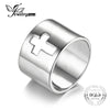 Genuine 925 Sterling Silver Anniversary Wedding Band Cross Promise Classic Ring New For Women Fine Jewelry