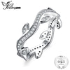 Olive Leaf Crown Cubic Zirconia Stacktable 925 Sterling Silver Ring For Women And Daughter New Hot Sales