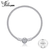 925 Sterling Silver Elegant Shining Heart Bracelets 2020 New Design Bracelets For Women Gift Bracelet