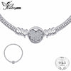 Elegant Shining Heart Bracelets 2020 New Design Bracelets 925 Sterling Silver For Women Gift Bracelet