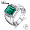 Men Luxury 2.7ct Created Emerald Anniversary Wedding Ring Genuine 925 Sterling Sliver 2020 New Ring