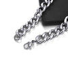 Jiayiqi 3-11 mm Men Chain Bracelet Stainless Steel Curb Cuban Link Chain Bangle for Male Women Hiphop Trendy Wrist Jewelry Gift